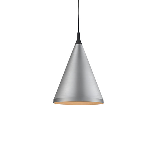 Kuzco Lighting - 492716-BN/BK - One Light Pendant - Dorothy - Brushed Nickel With Black Detail
