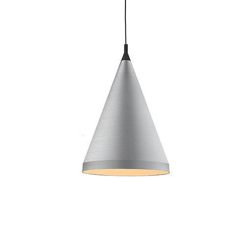 Kuzco Lighting - 492722-BN/BK - One Light Pendant - Dorothy - Brushed Nickel With Black Detail