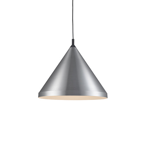 Kuzco Lighting - 492824-BN/BK - One Light Pendant - Dorothy - Brushed Nickel With Black Detail