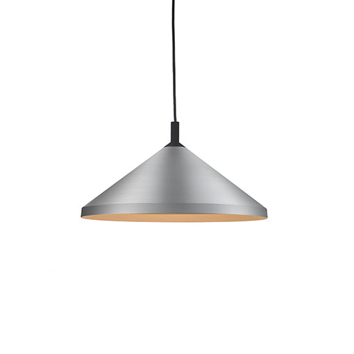 Kuzco Lighting - 493118-BN/BK - One Light Pendant - Dorothy - Brushed Nickel With Black Detail