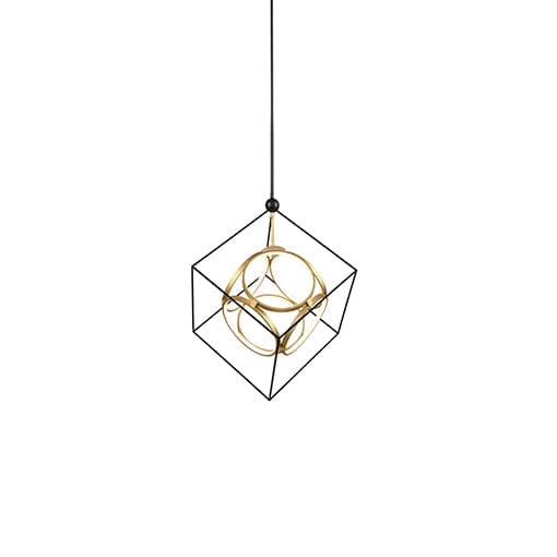 Kuzco Lighting - CH19226-BK/AN - LED Chandelier - Monza - Black/Antique Brass