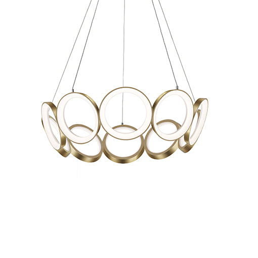 Kuzco Lighting - CH94829-AN - LED Chandelier - Oros - Antique Brass