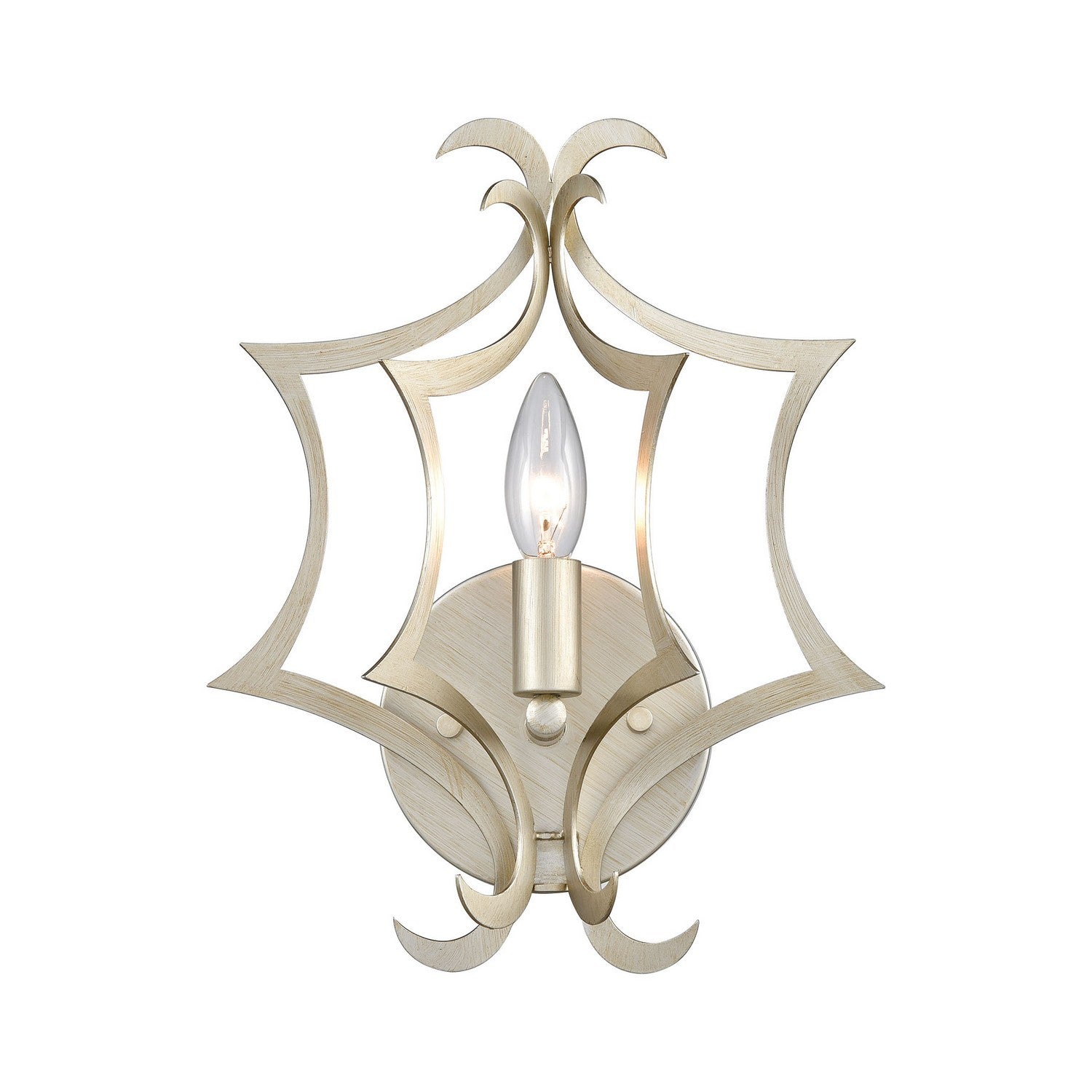 ELK Home - 12060/1 - One Light Wall Sconce - Delray - Aged Silver