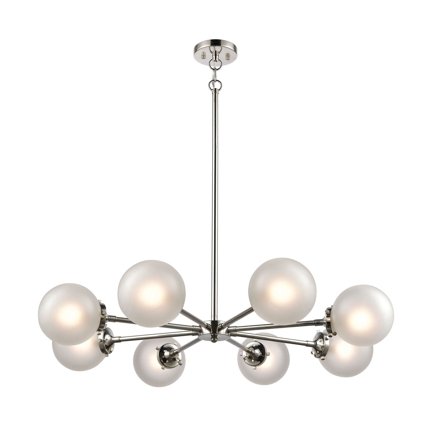 ELK Home - 15368/8 - Eight Light Chandelier - Boudreaux - Polished Nickel