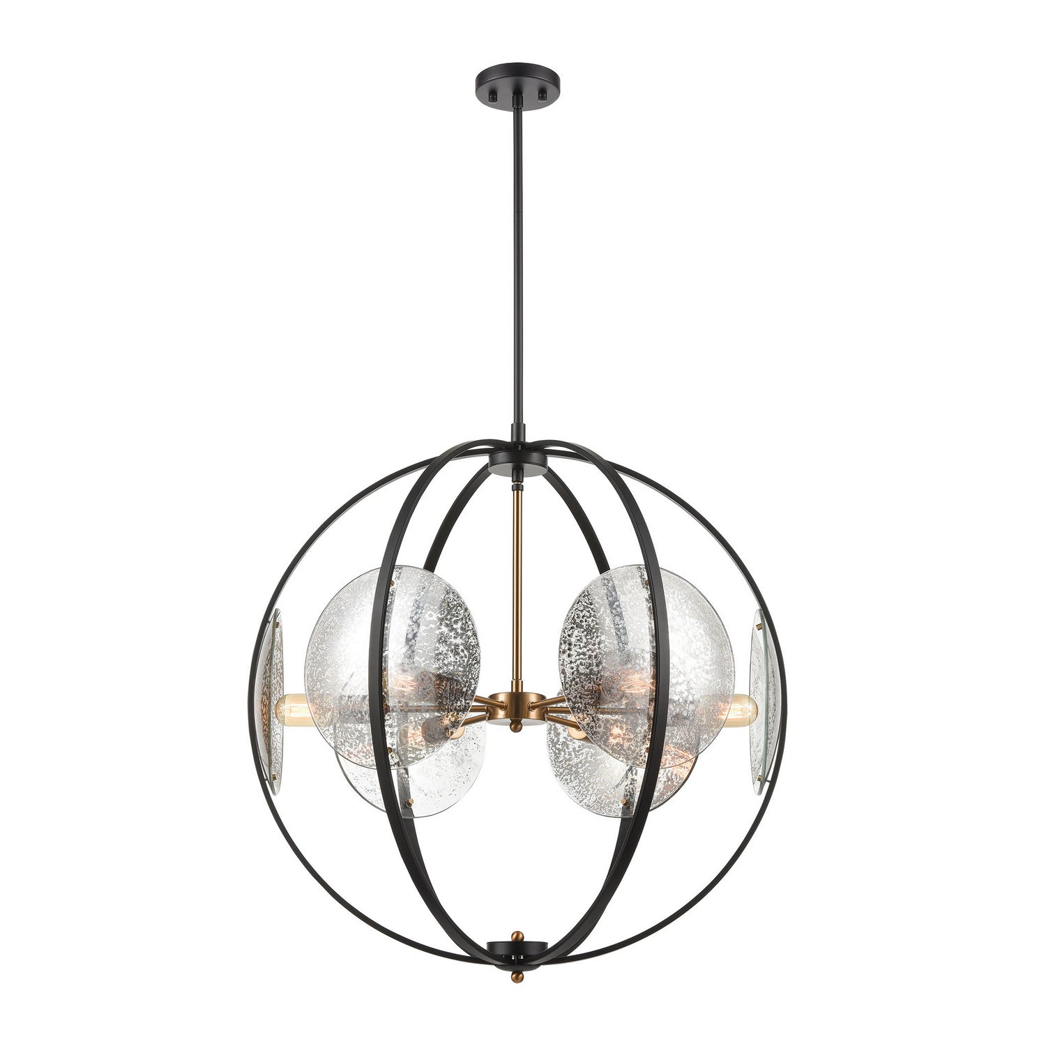 ELK Home - 15426/6 - Six Light Chandelier - Oriah - Matte Black