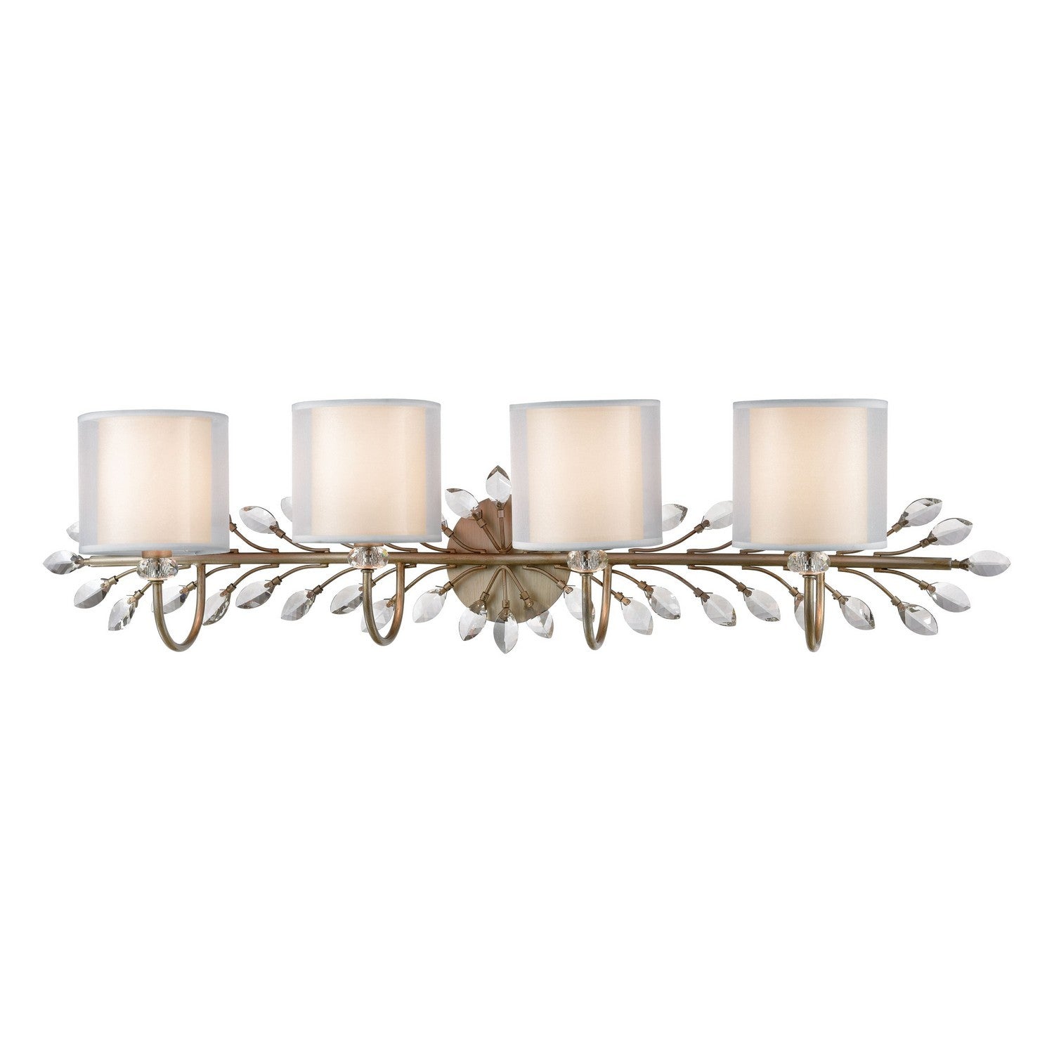 ELK Home - 16279/4 - Four Light Vanity - Asbury - Aged Silver