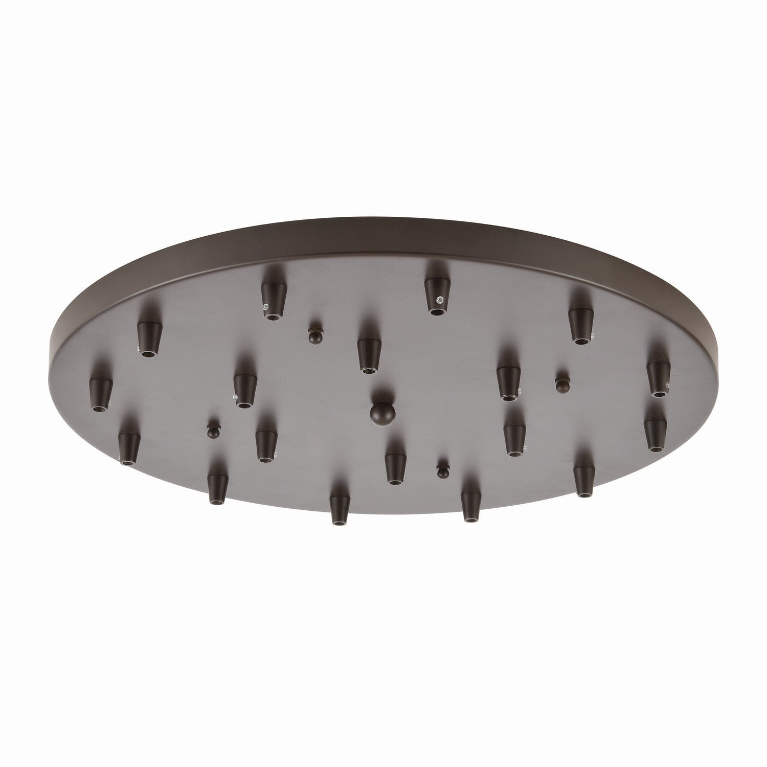 ELK Home - 18R-OB - Pan Only, 18-Light Round - Pendant Options - Oil Rubbed Bronze