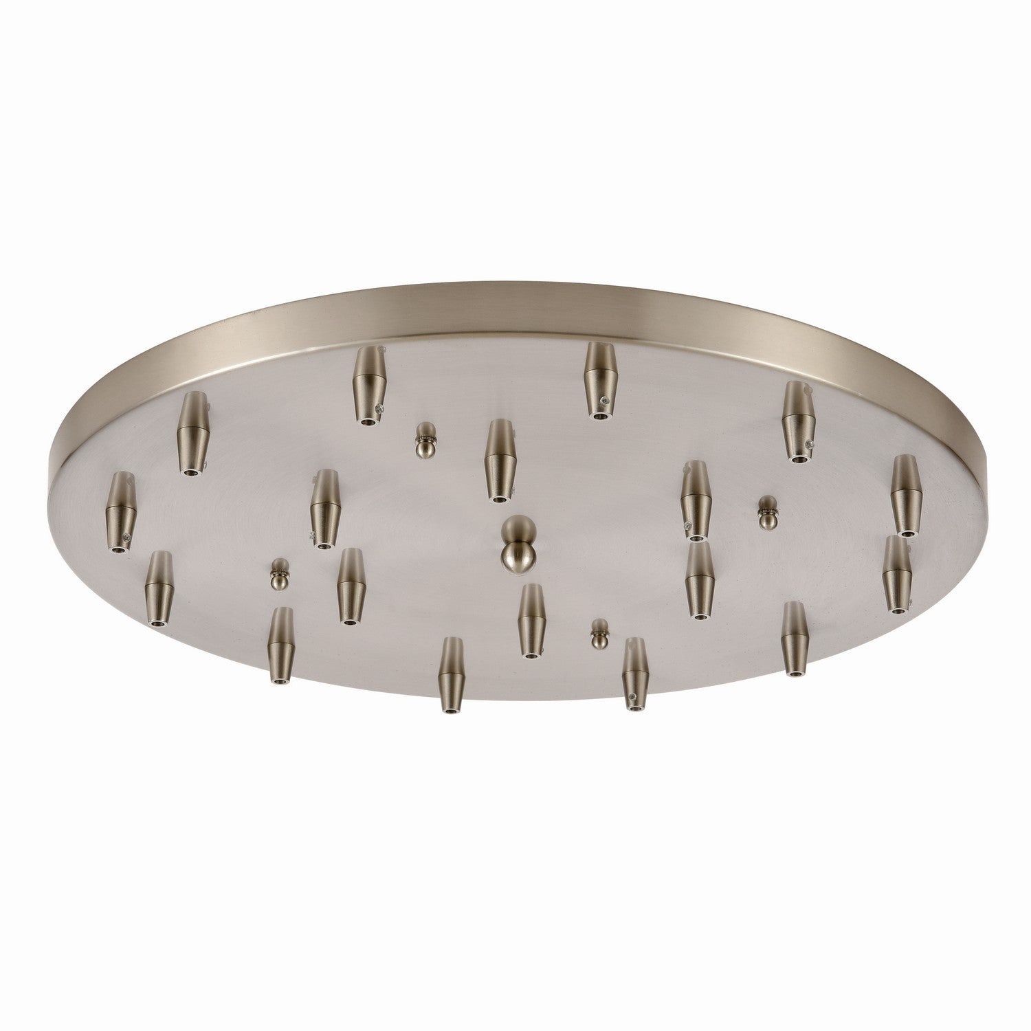 ELK Home - 18R-SN - Pan Only, 18-Light Round - Pendant Options - Satin Nickel