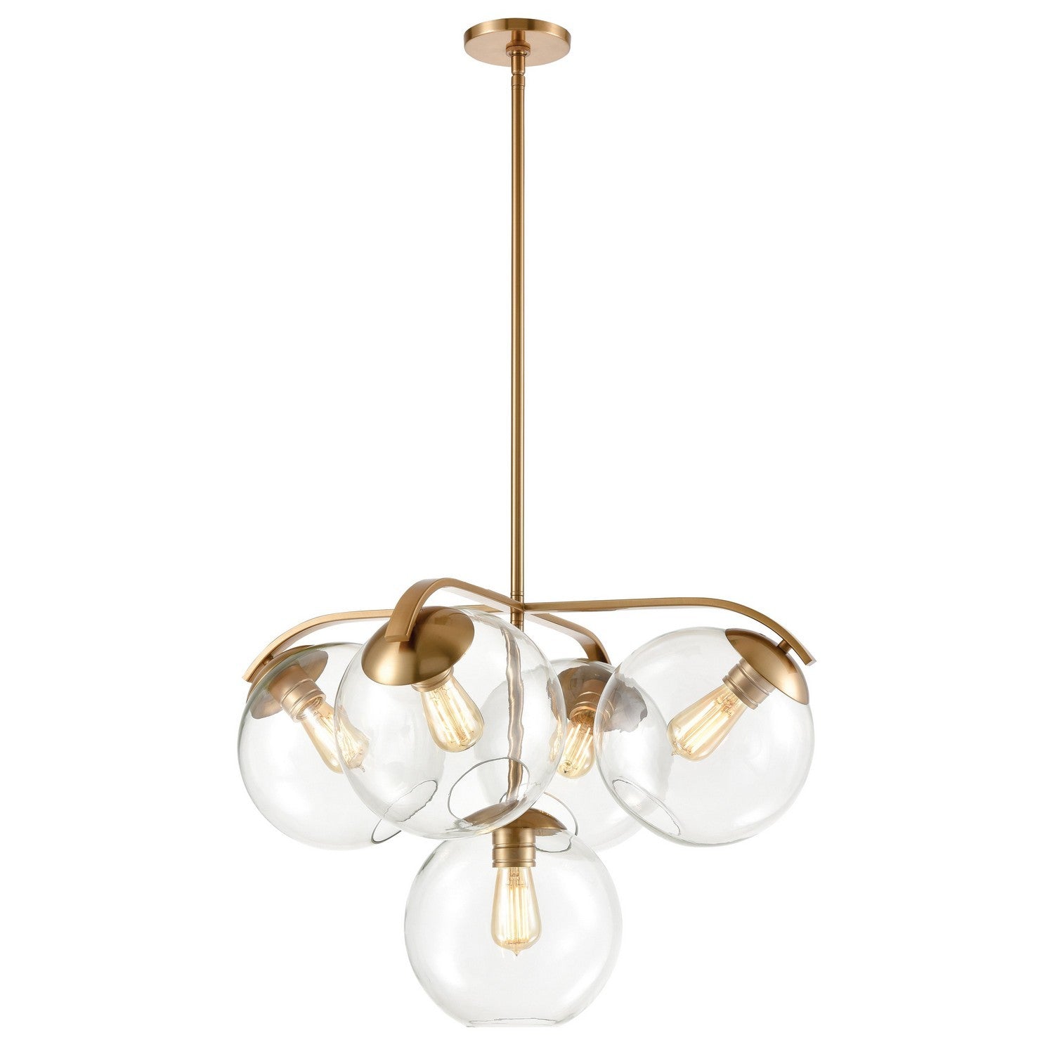 ELK Home - 32353/5 - Five Light Chandelier - Collective - Satin Brass