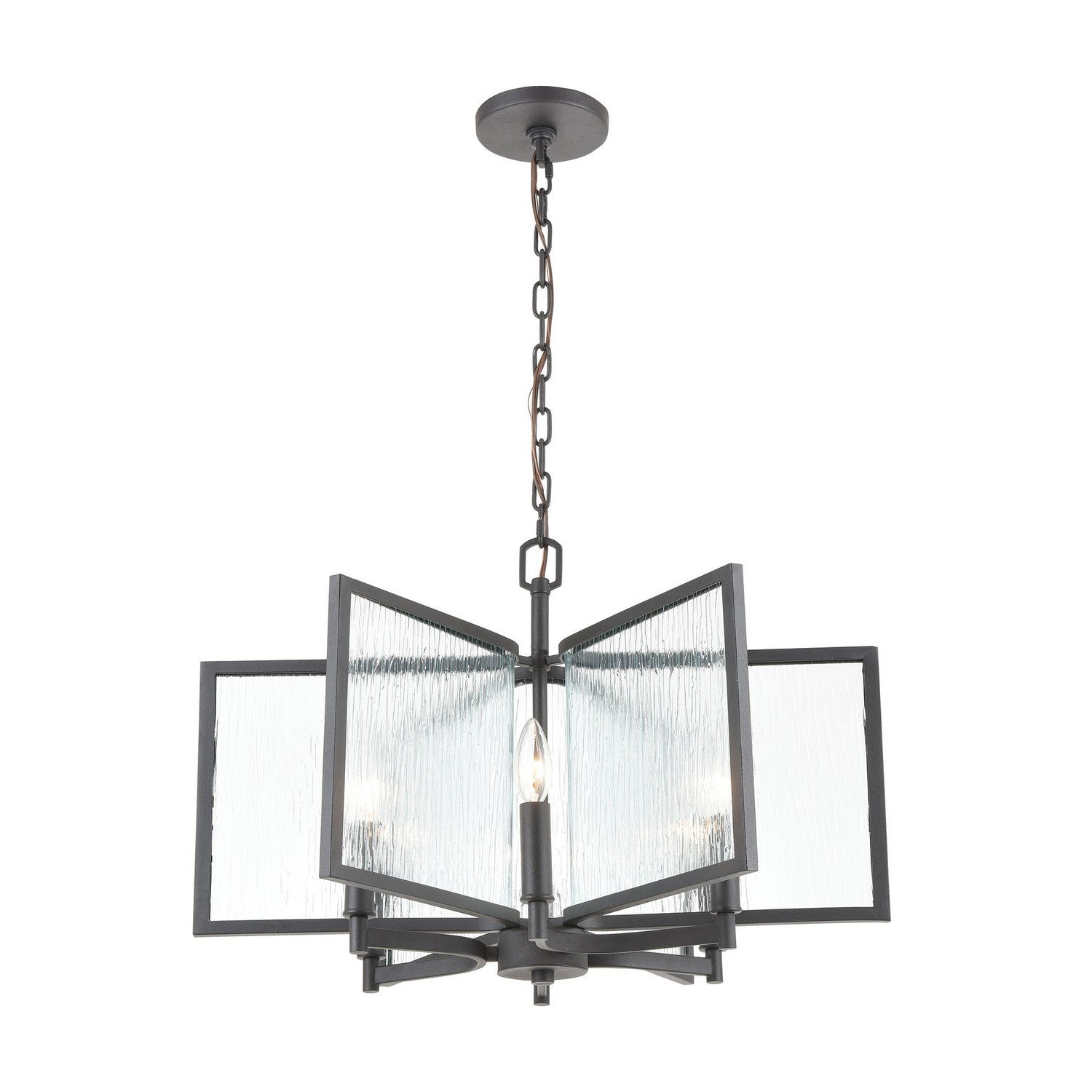 ELK Home - 32421/6 - Six Light Chandelier - Inversion - Charcoal