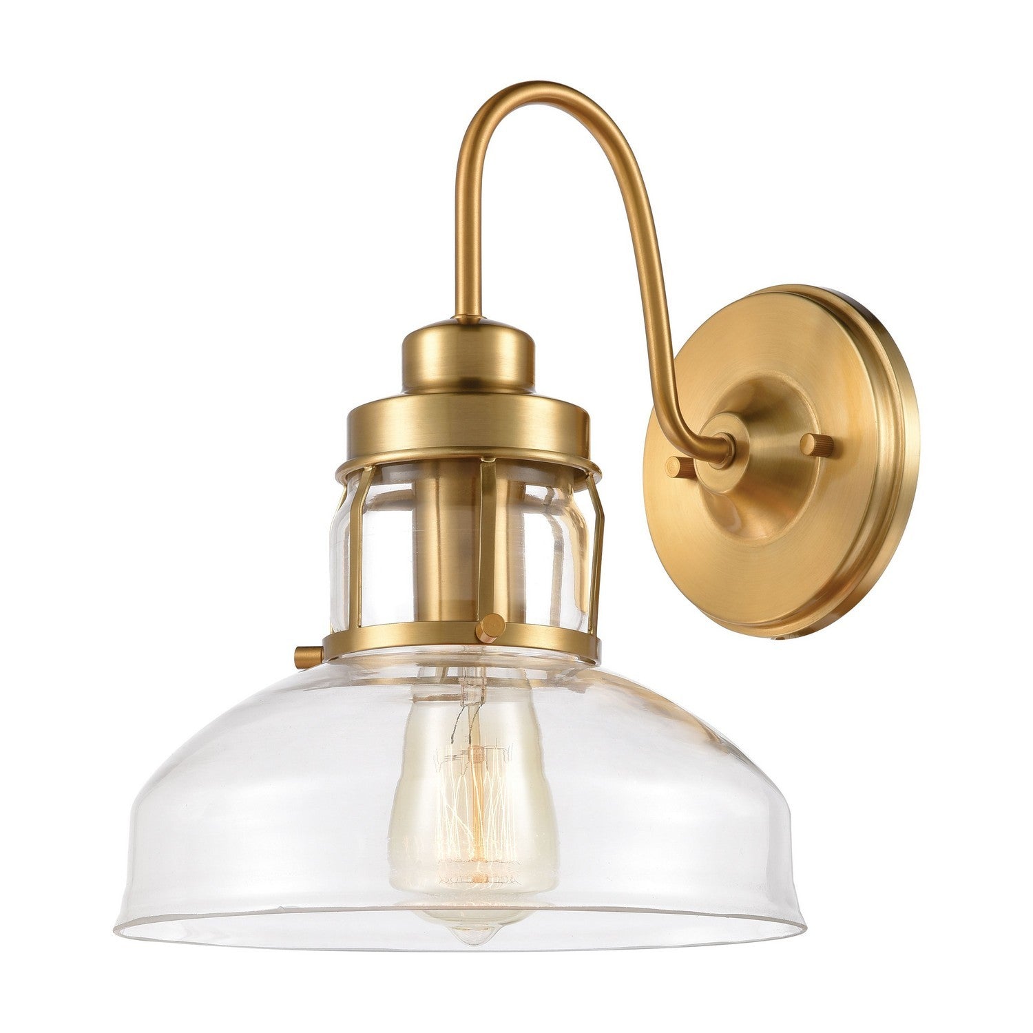 ELK Home - 46570/1 - One Light Wall Sconce - Manhattan Boutique - Brushed Brass