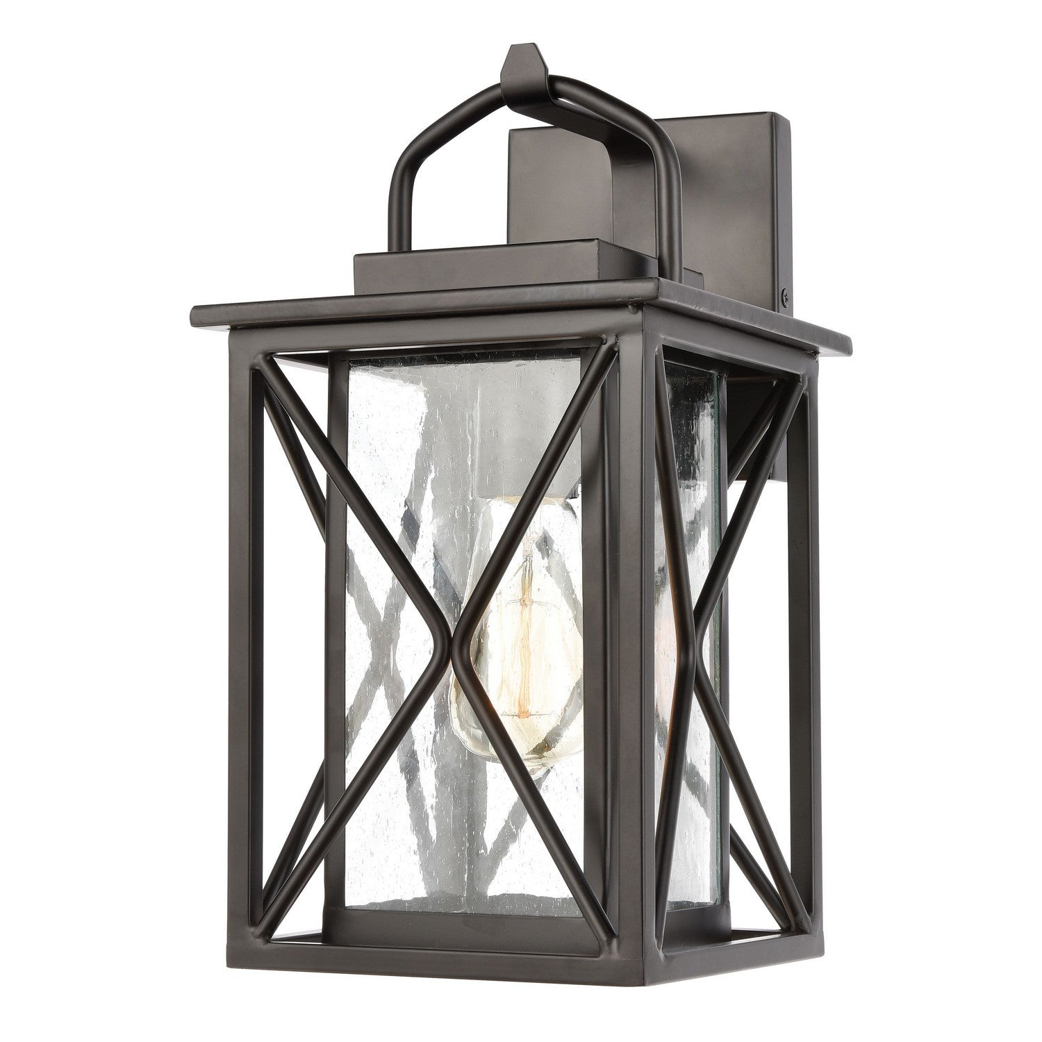 ELK Home - 46750/1 - One Light Outdoor Wall Sconce - Carriage Light - Matte Black