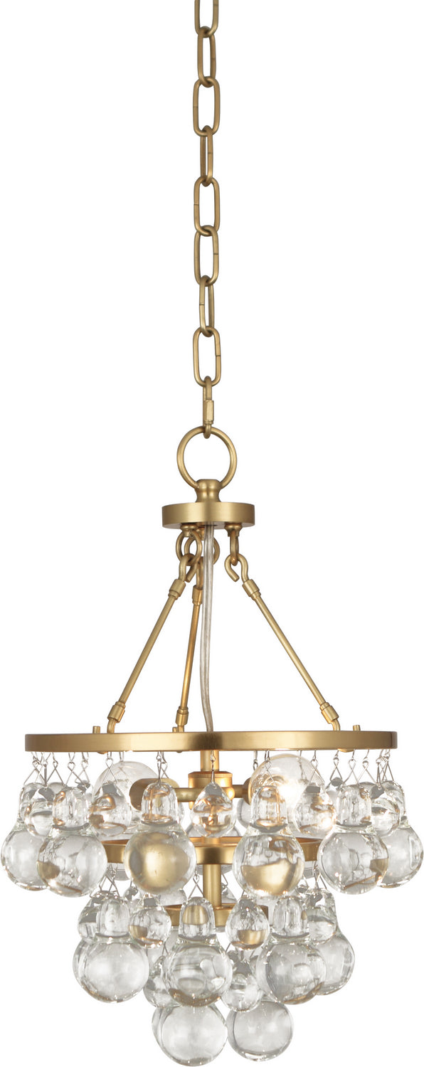 Robert Abbey - 1006 - Two Light Pendant - Bling - Antique Brass