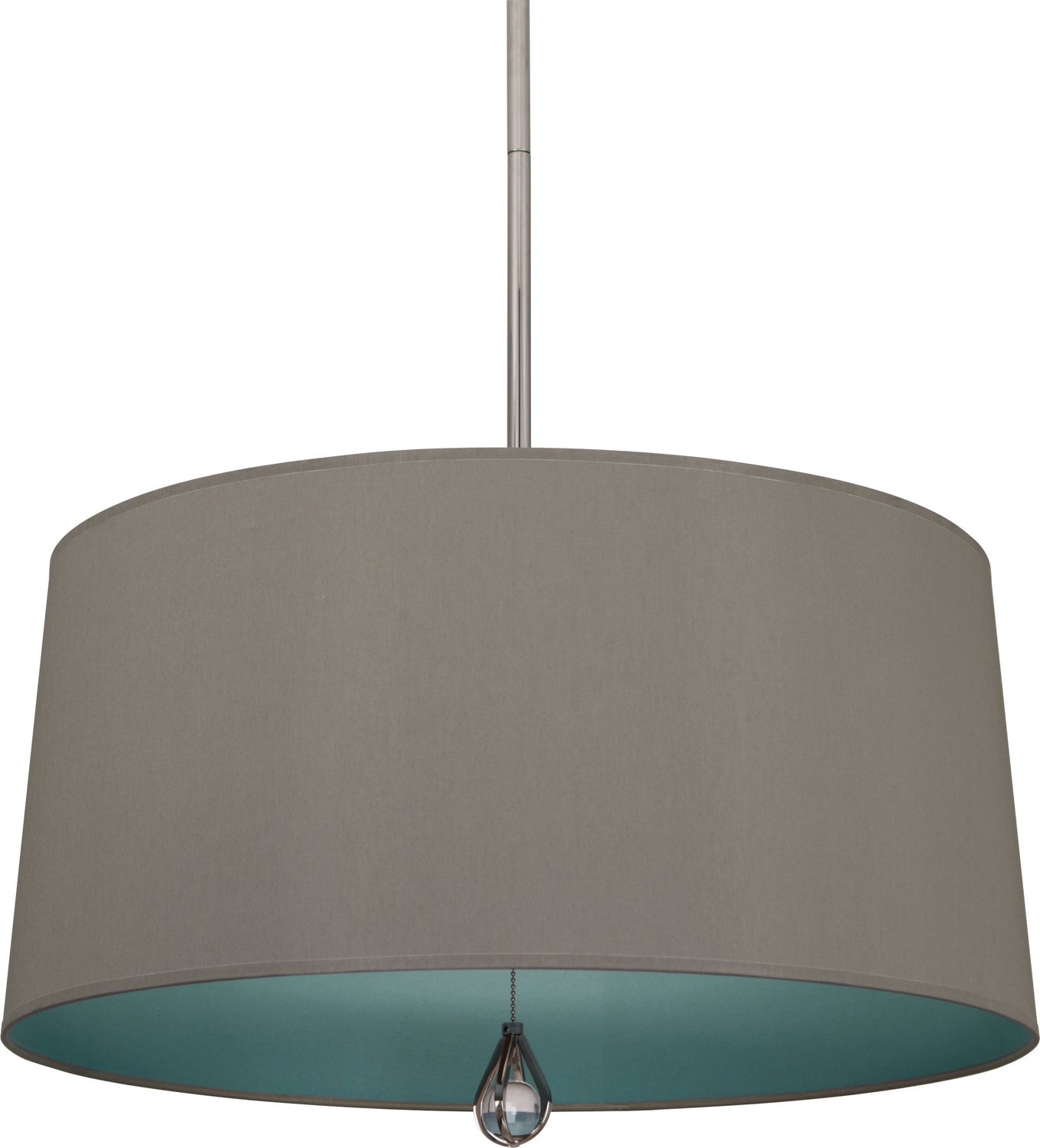 Robert Abbey - WB331 - Three Light Pendant - Williamsburg Custis - Polished Nickel