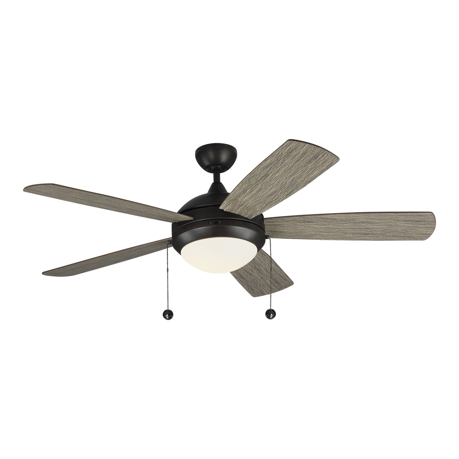 Generation Lighting. - 5DIC52AGPD-V1 - 52" Ceiling Fan - Discus - Aged Pewter