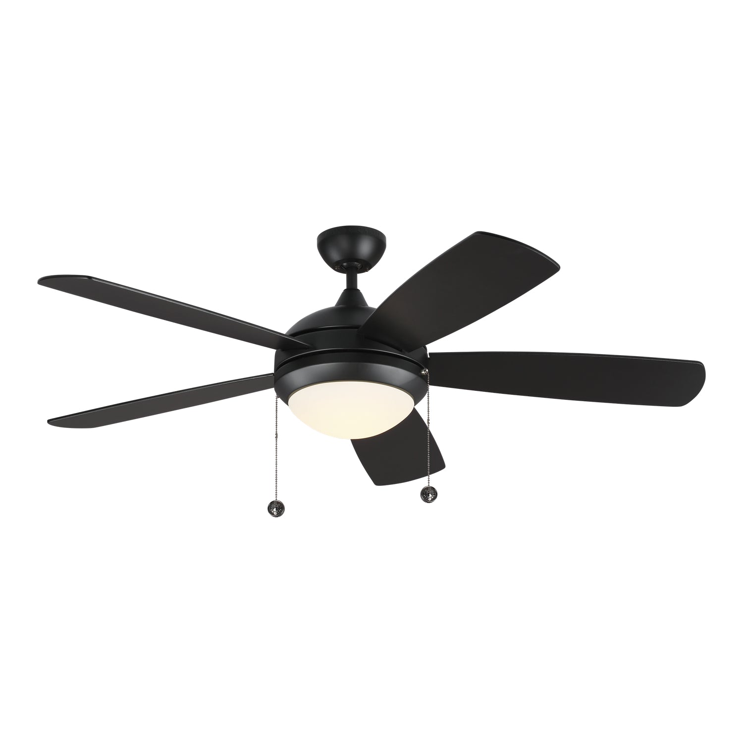 Generation Lighting. - 5DIC52BKD-V1 - 52" Ceiling Fan - Discus - Matte Black