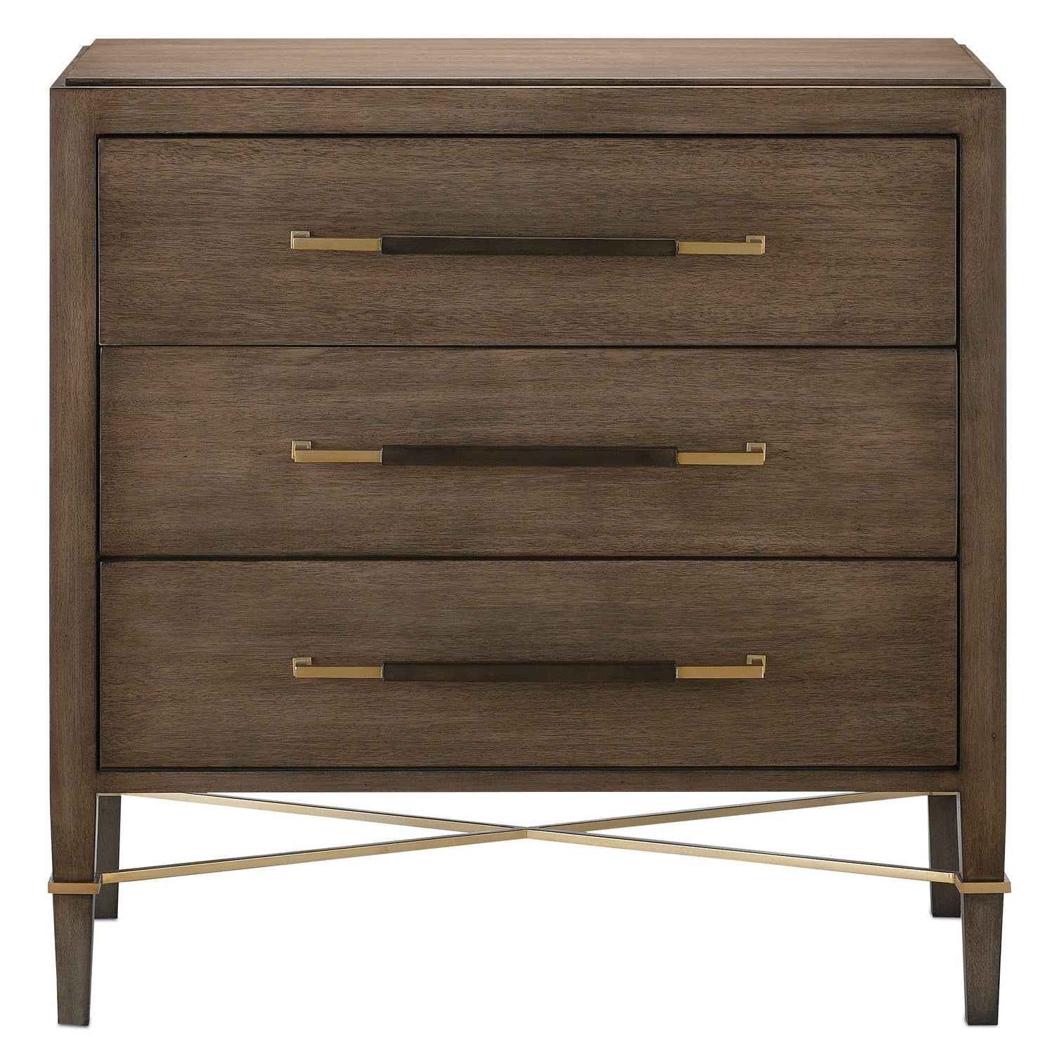 Chest from the Verona collection in Chanterelle/Coffee/Champagne finish