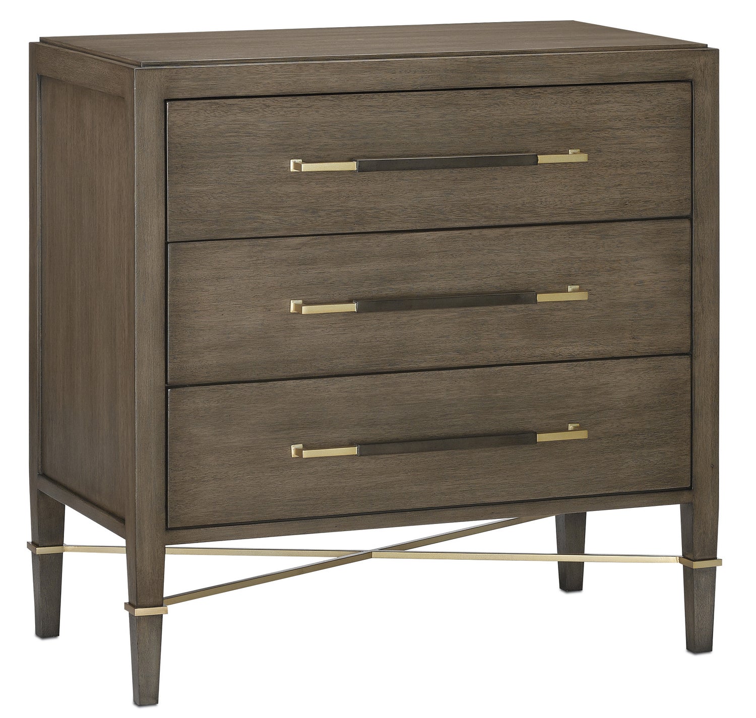 Chest from the Verona collection in Chanterelle/Coffee/Champagne finish