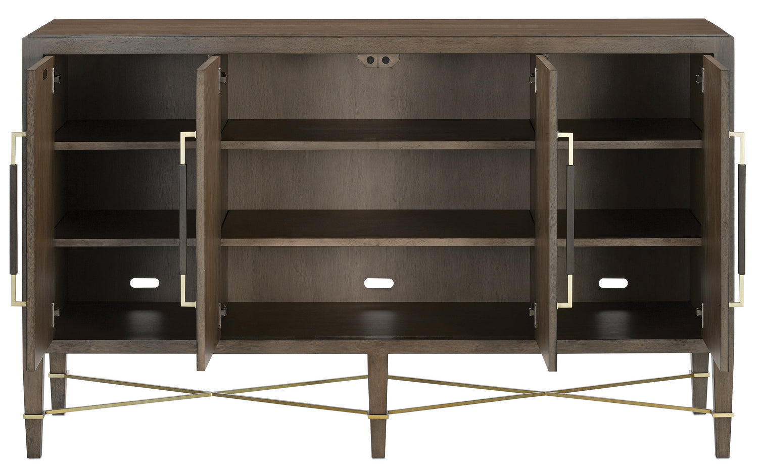 Sideboard from the Verona collection in Chanterelle/Coffee/Champagne finish