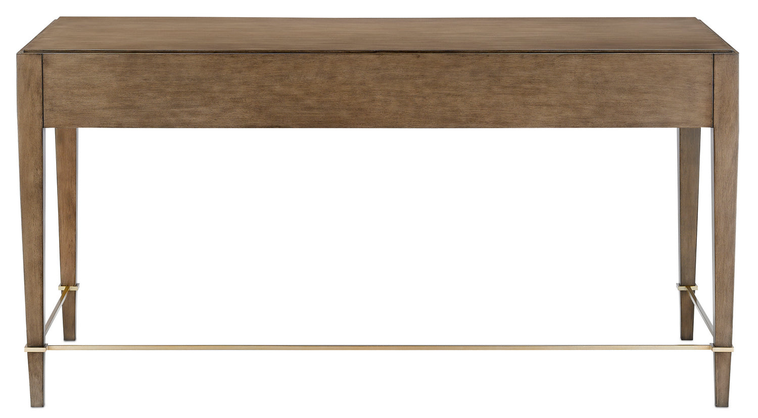 Desk from the Verona collection in Chanterelle/Coffee/Champagne finish