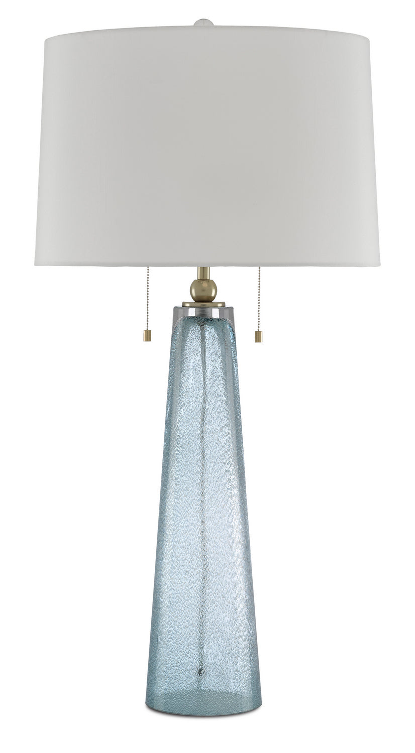 Two Light Table Lamp from the Looke collection in Blue finish