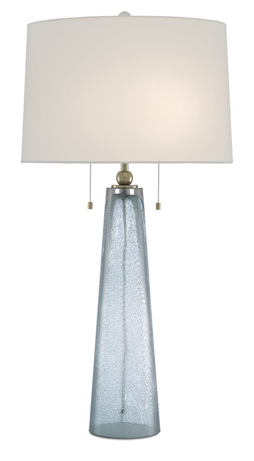 Two Light Table Lamp from the Looke collection in Blue finish