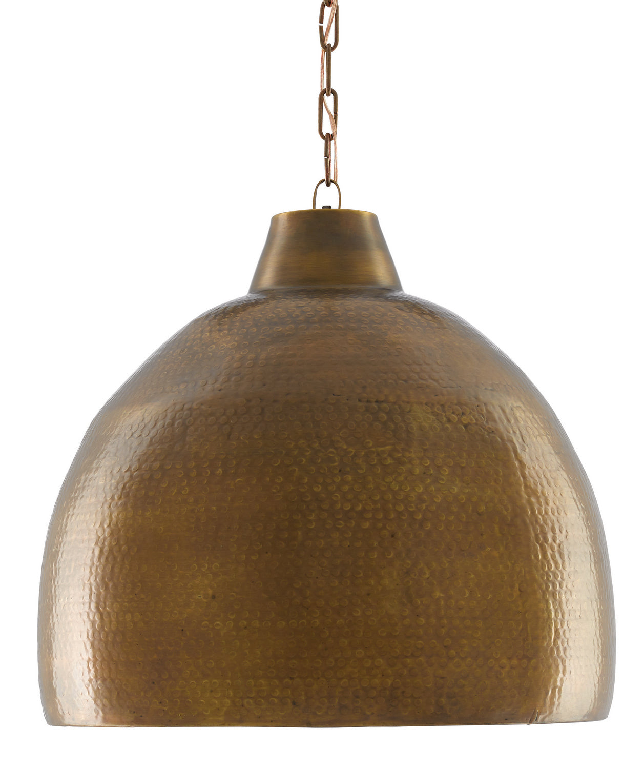 One Light Pendant from the Earthshine collection in Vintage Brass finish