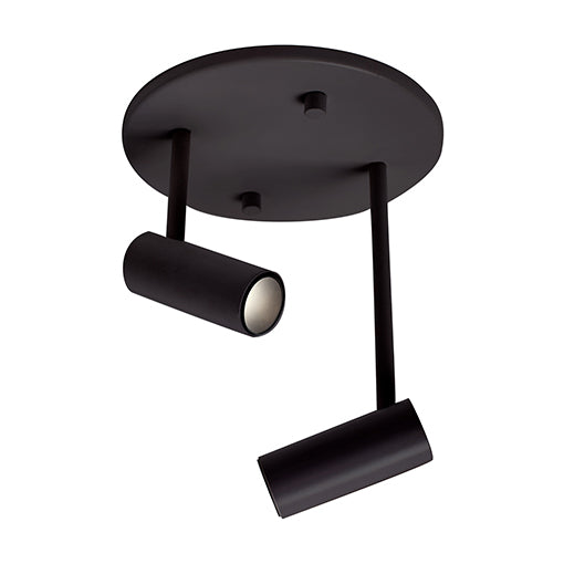 Kuzco Lighting - SF15002-BK - LED Semi-Flush Mount - Downey - Black