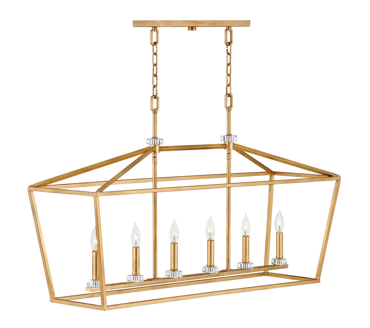 Hinkley - 3539DA - LED Chandelier - Stinson - Distressed Brass