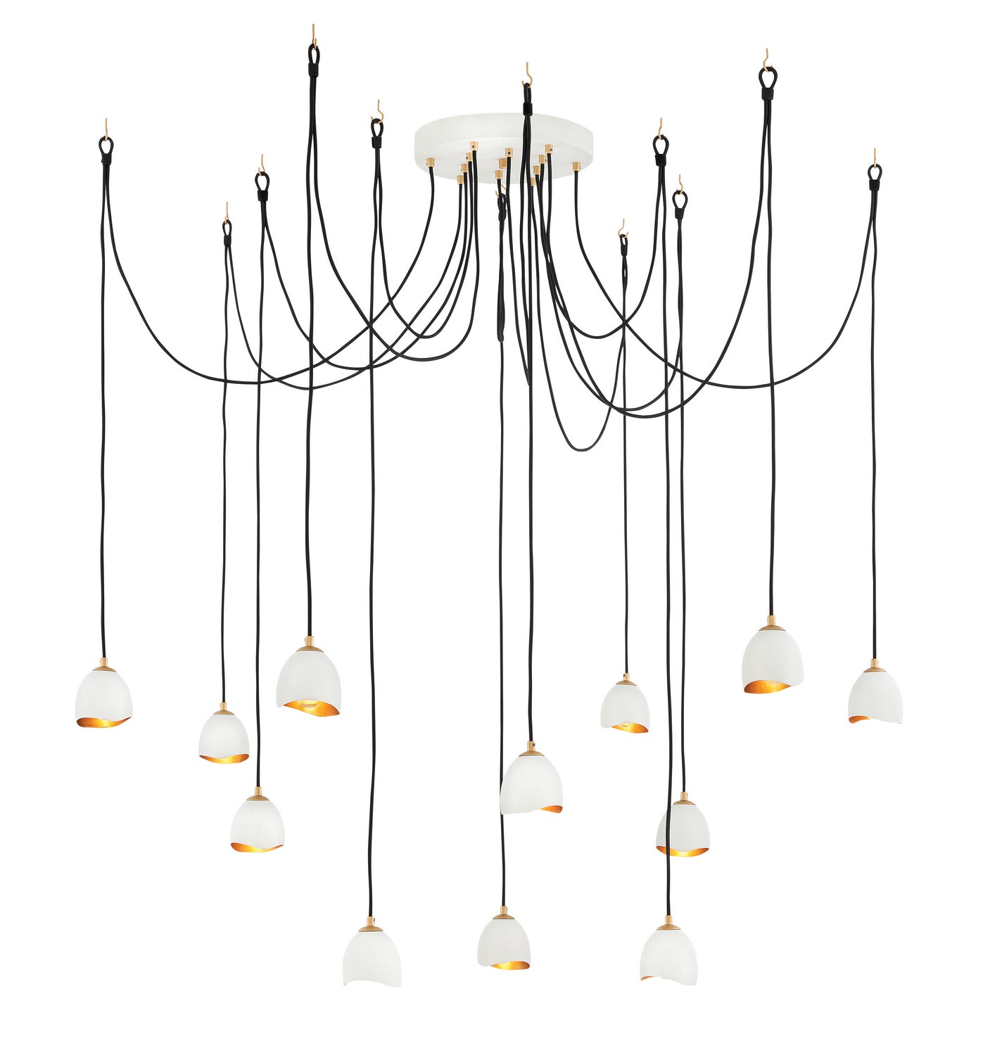 Hinkley - 35908SHW - LED Foyer Chandelier - Nula - Shell White