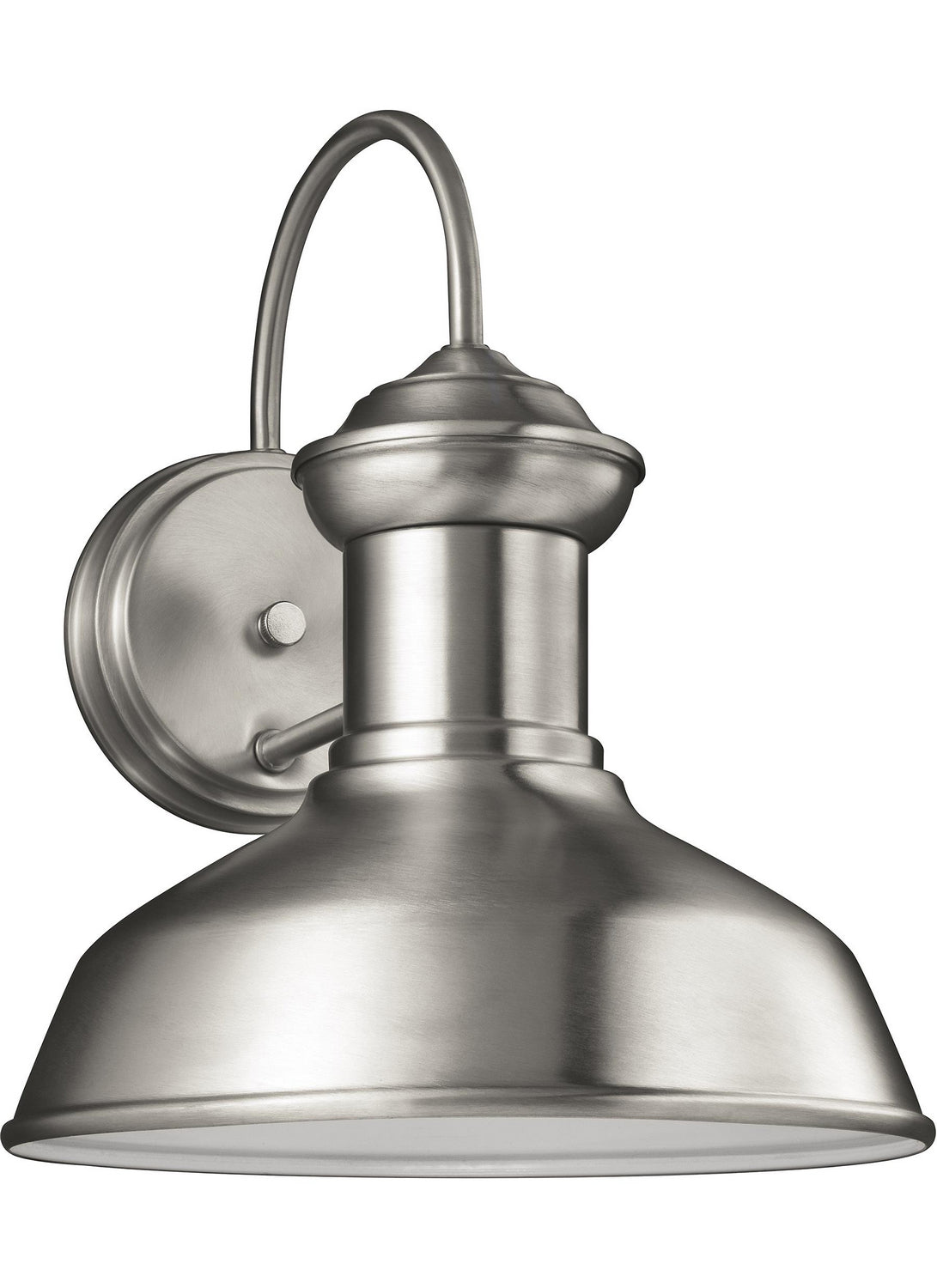 Generation Lighting. - 8547701-04/T - One Light Outdoor Wall Lantern - Fredricksburg - Satin Aluminum