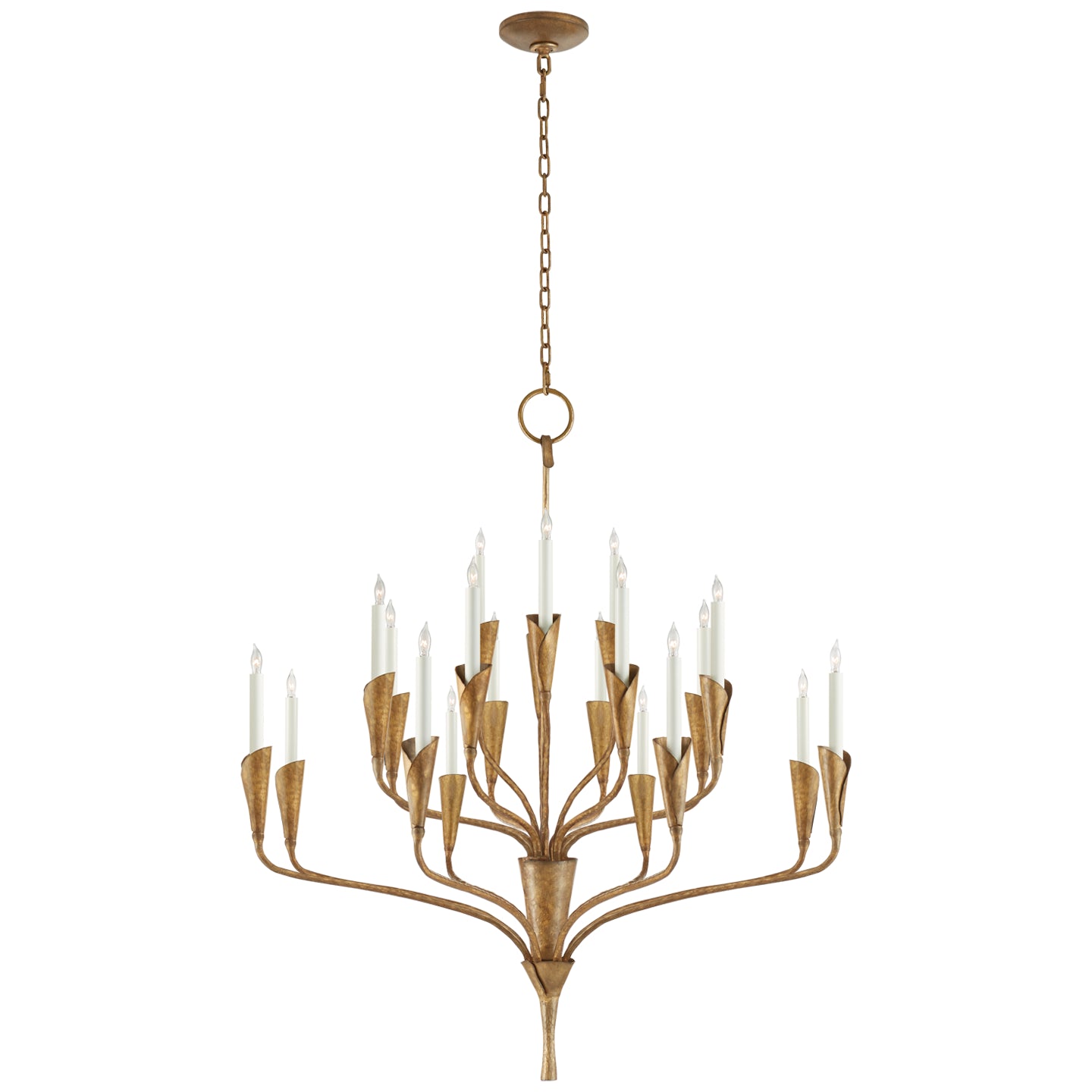 Visual Comfort Signature - CHC 5503GI - 20 Light Chandelier - Aiden - Gilded Iron