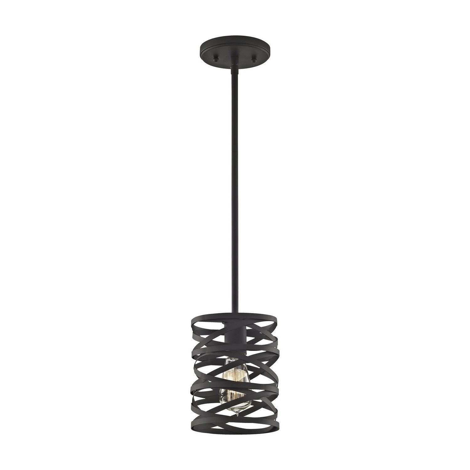 ELK Home - 81184/1-LA - One Light Mini Pendant - Vorticy - Oil Rubbed Bronze