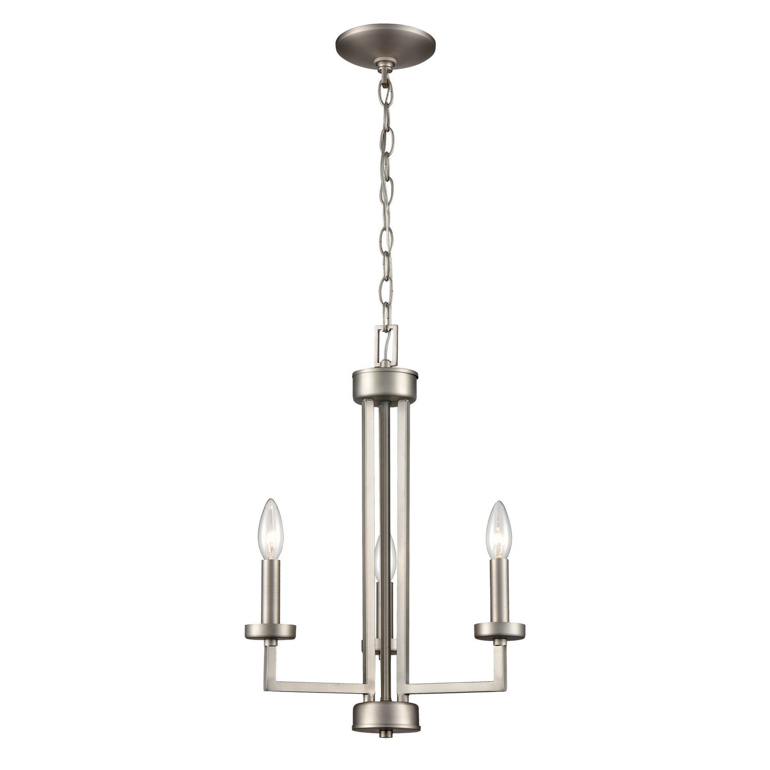 ELK Home - CN240322 - Three Light Chandelier - West End - Brushed Nickel