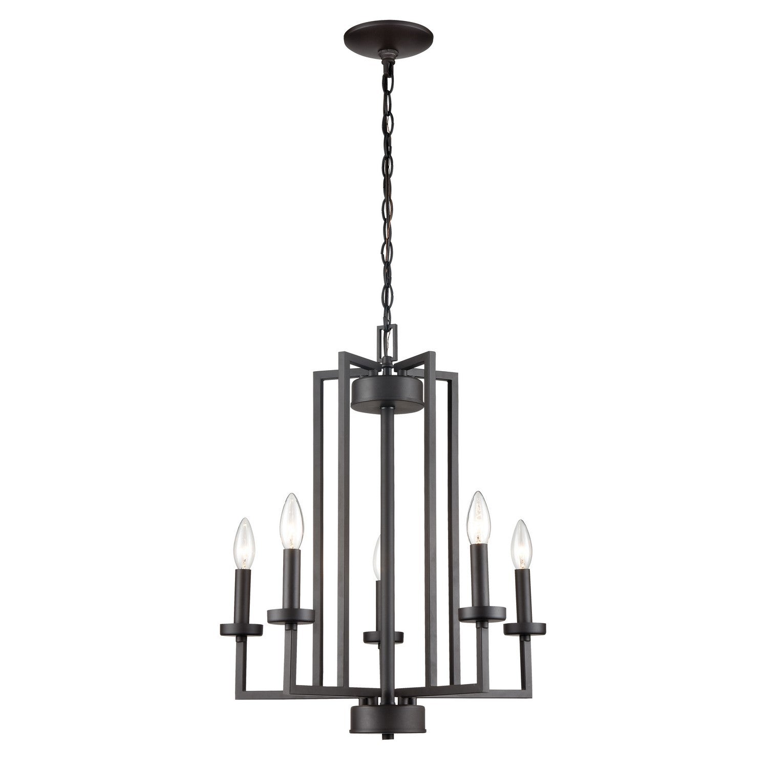 ELK Home - CN240521 - Six Light Chandelier - West End - Oil Rubbed Bronze