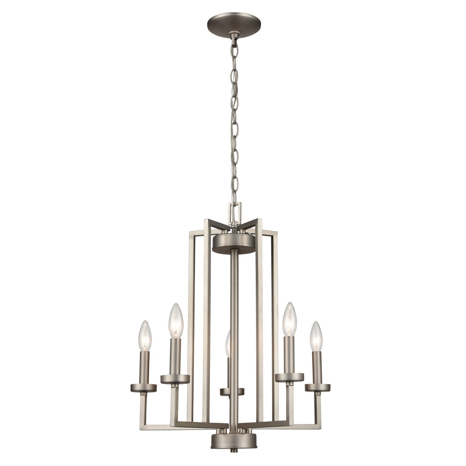 ELK Home - CN240522 - Six Light Chandelier - West End - Brushed Nickel