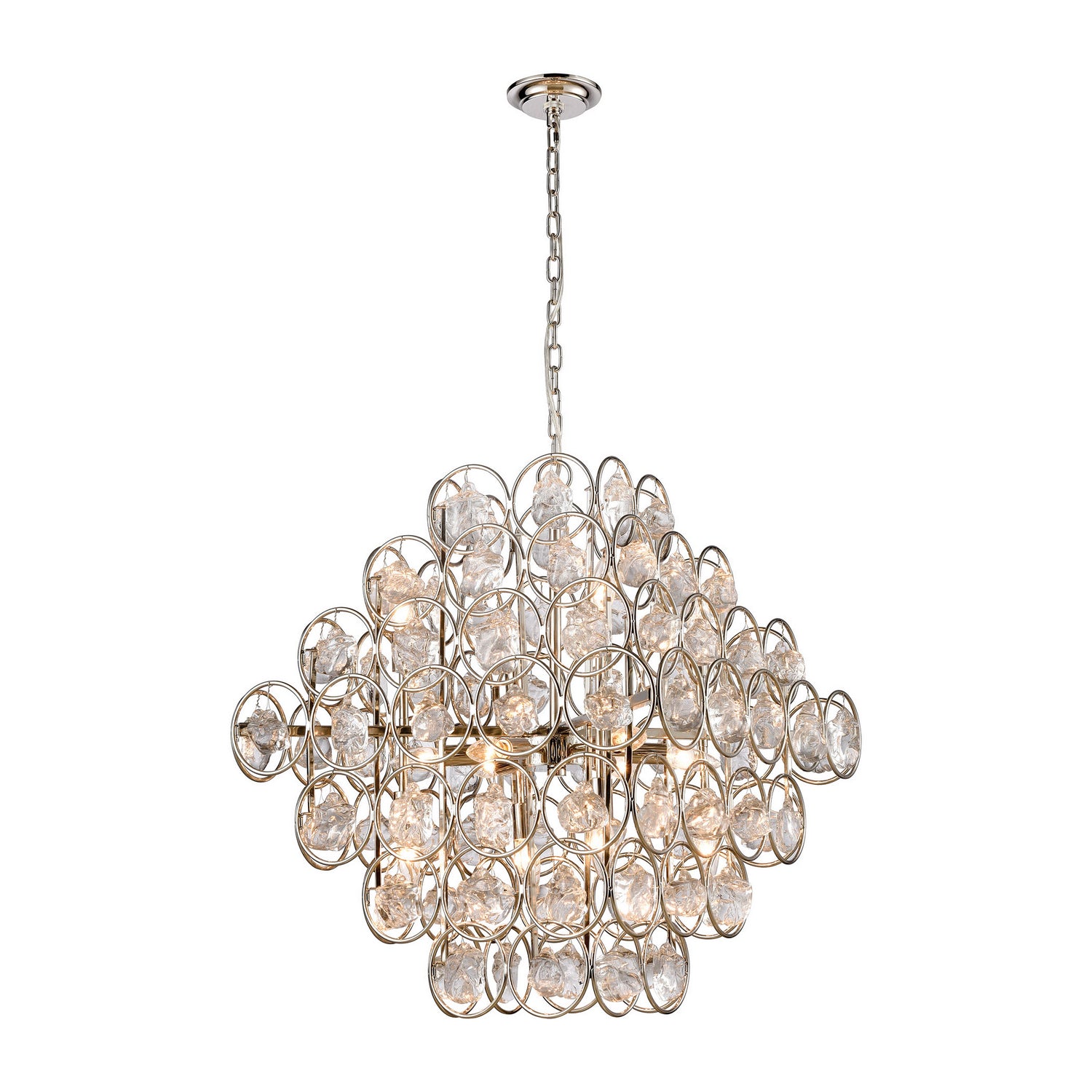 ELK Home - D4201 - 14 Light Chandelier - Precious - Polished Nickel