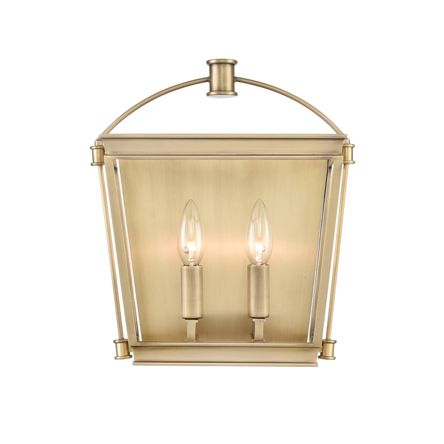 Alora - WV312202VB - Two Light Bathroom Fixture - Manor - Vintage Brass