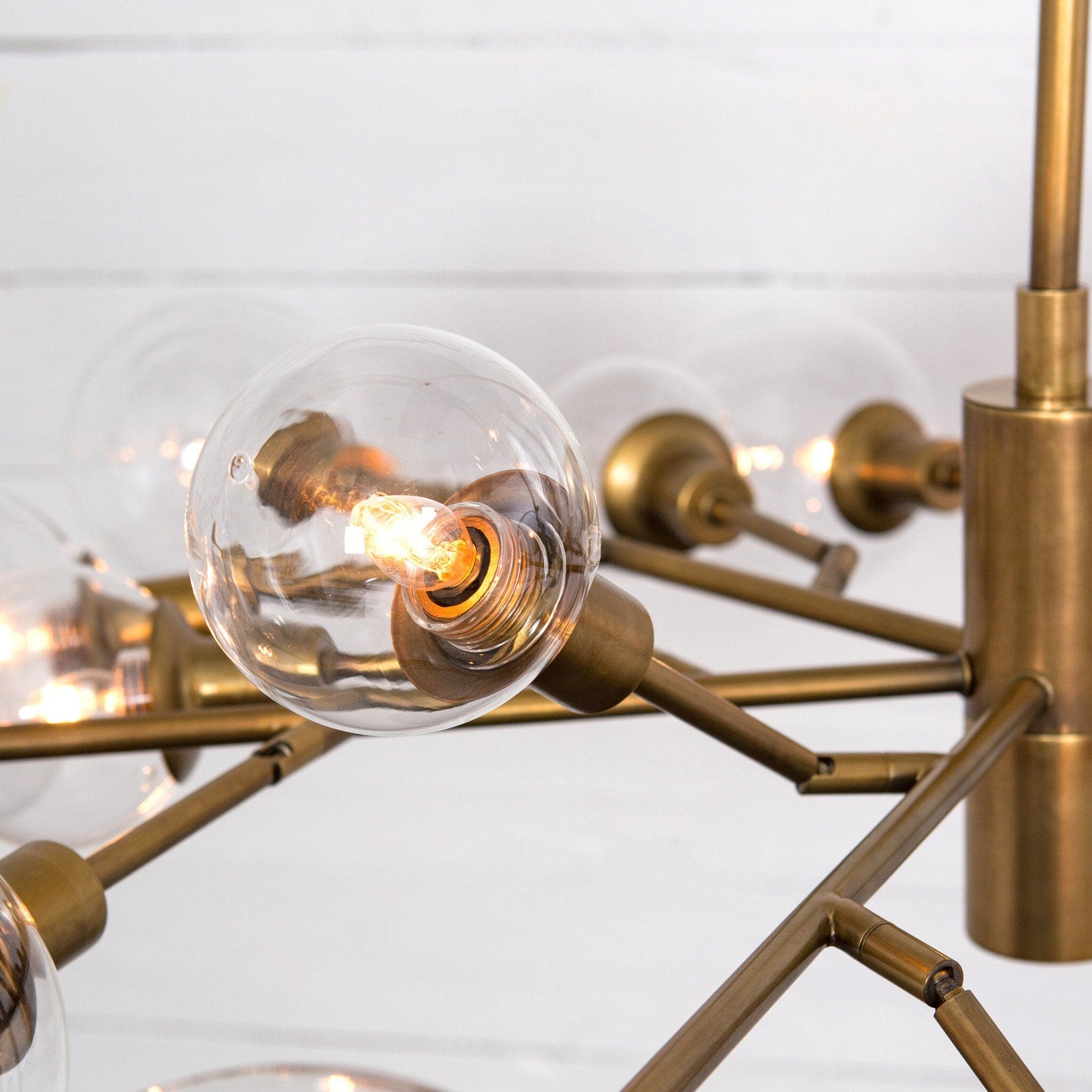 Pellman Chandelier - Matte Brass