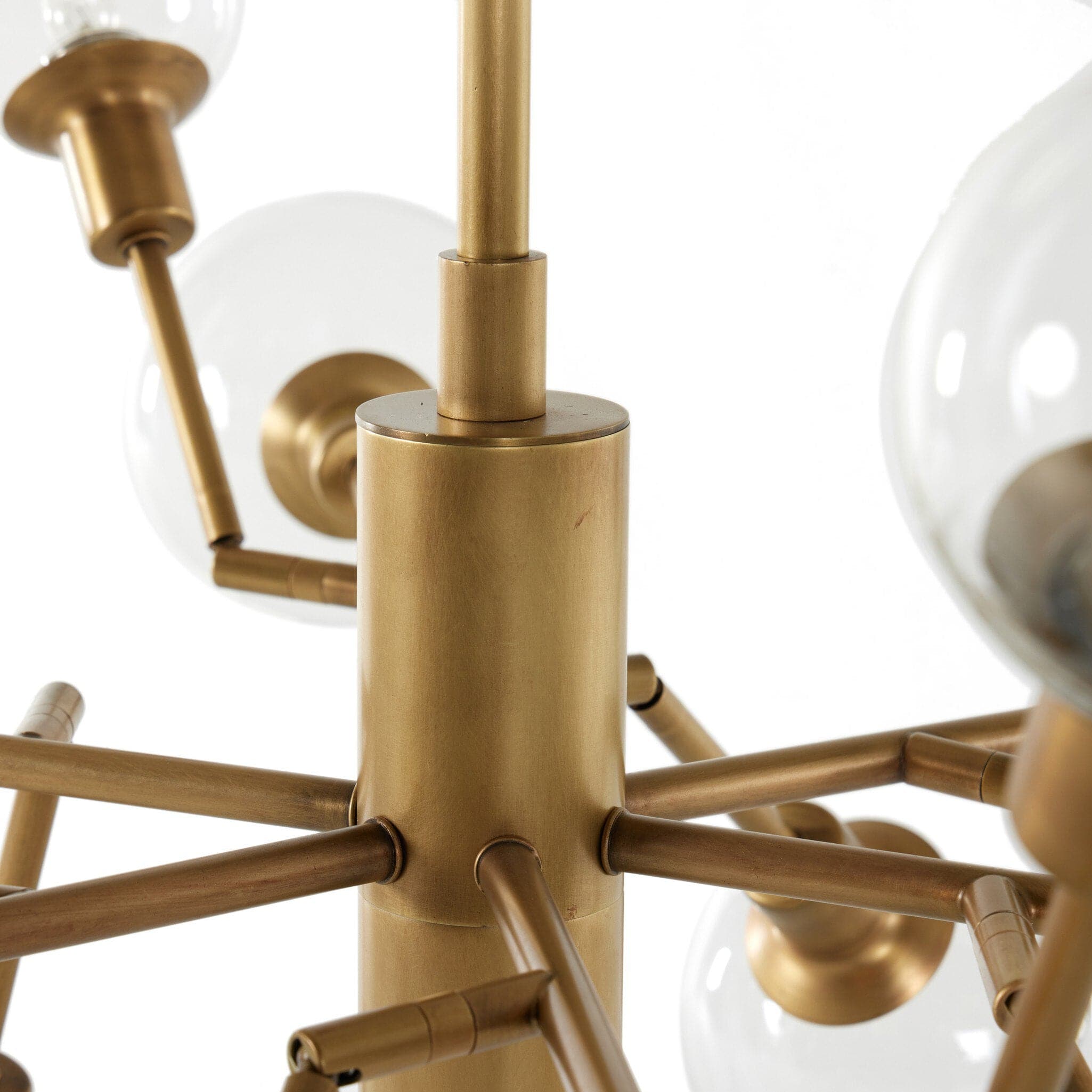 Pellman Chandelier - Matte Brass