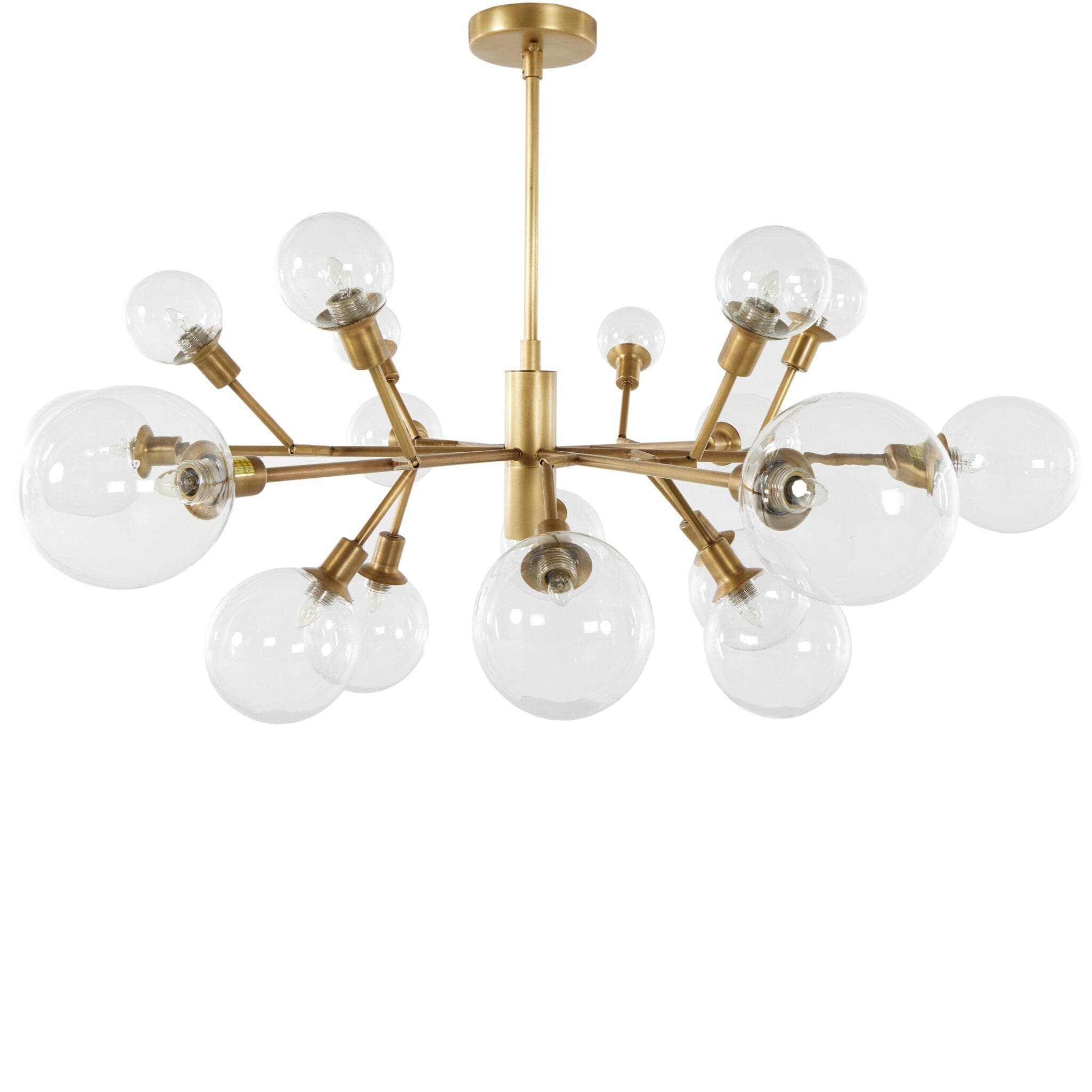 Pellman Chandelier - Matte Brass