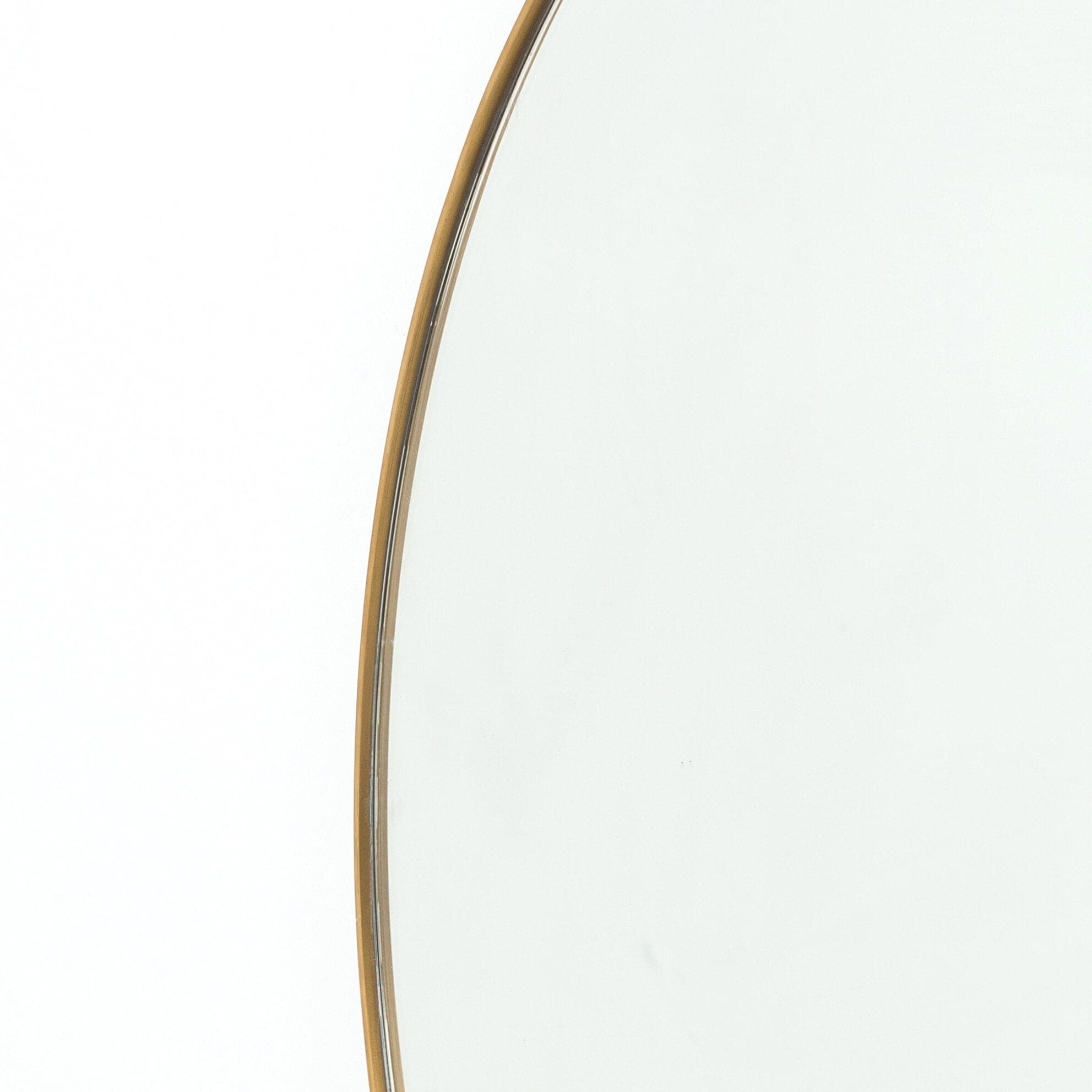 Bellvue Round Mirror - Polished Brass