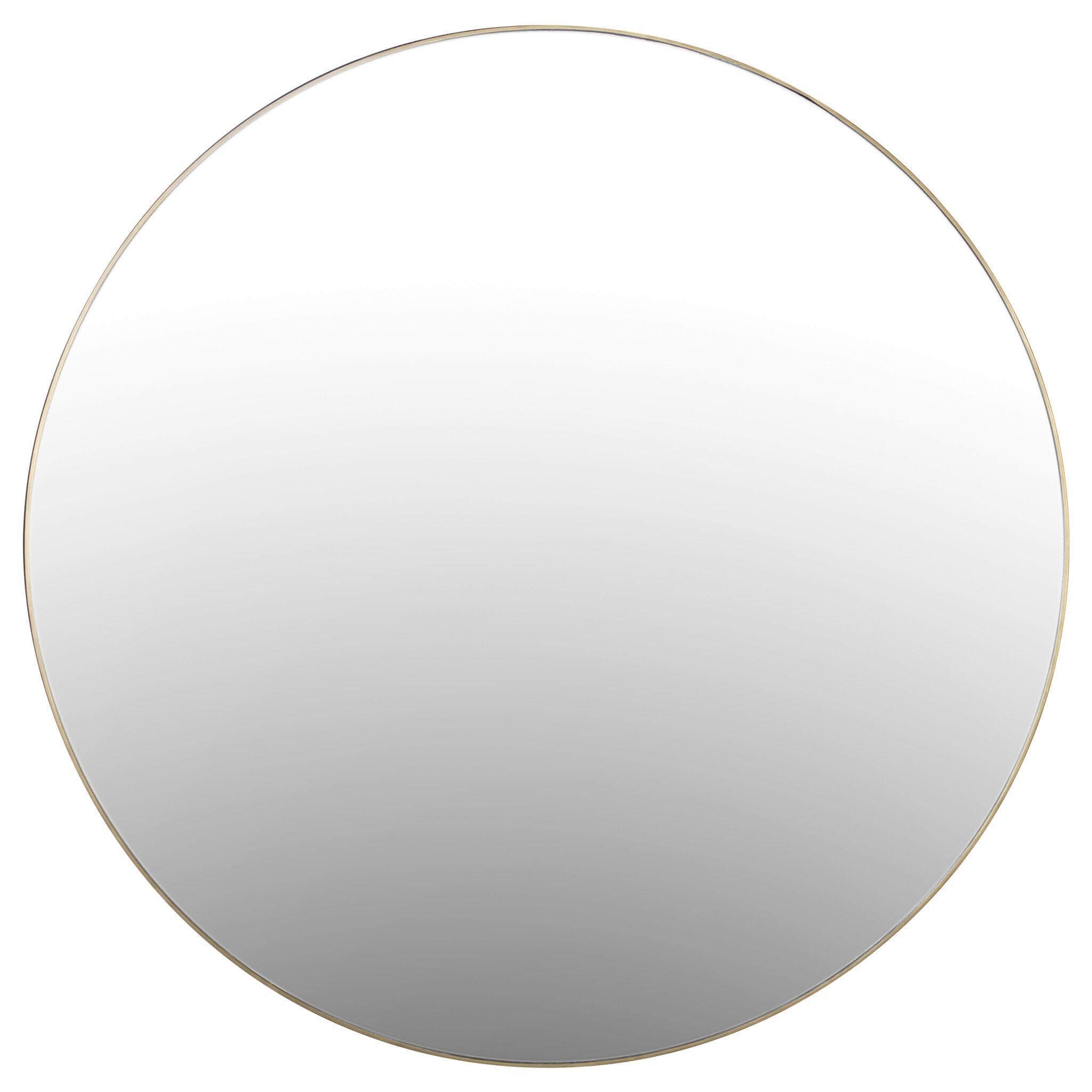 Bellvue Round Mirror - Polished Brass