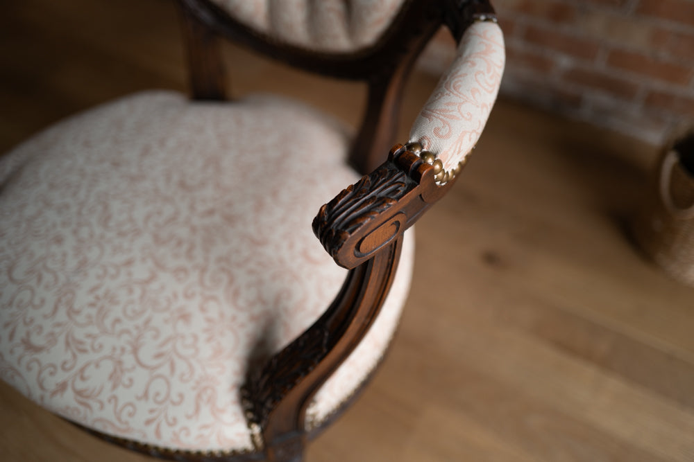 Antique Victorian Louis XVI Style Parlor Chair