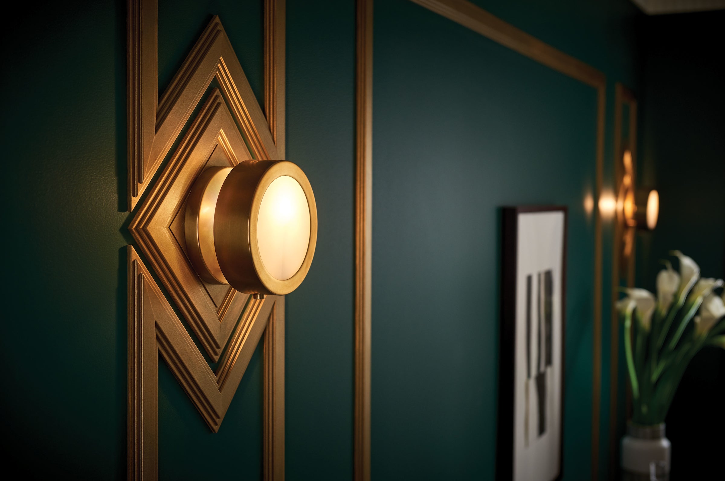 LED Wall Sconce from the Mercer collection in Heritage Brass finish