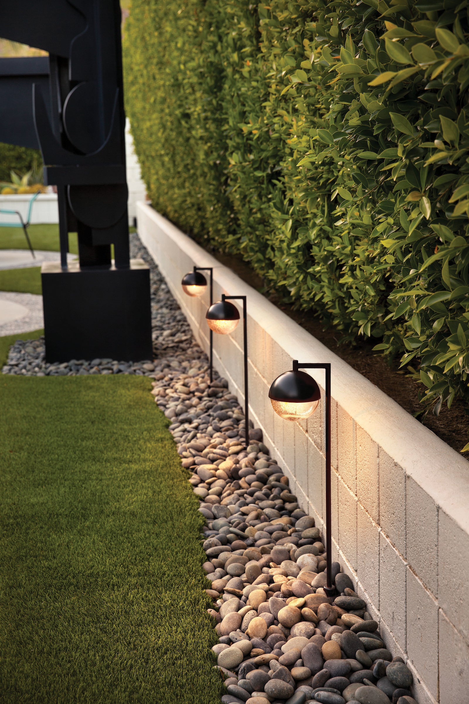 LED Landscape from the Revolve collection in Bronze finish