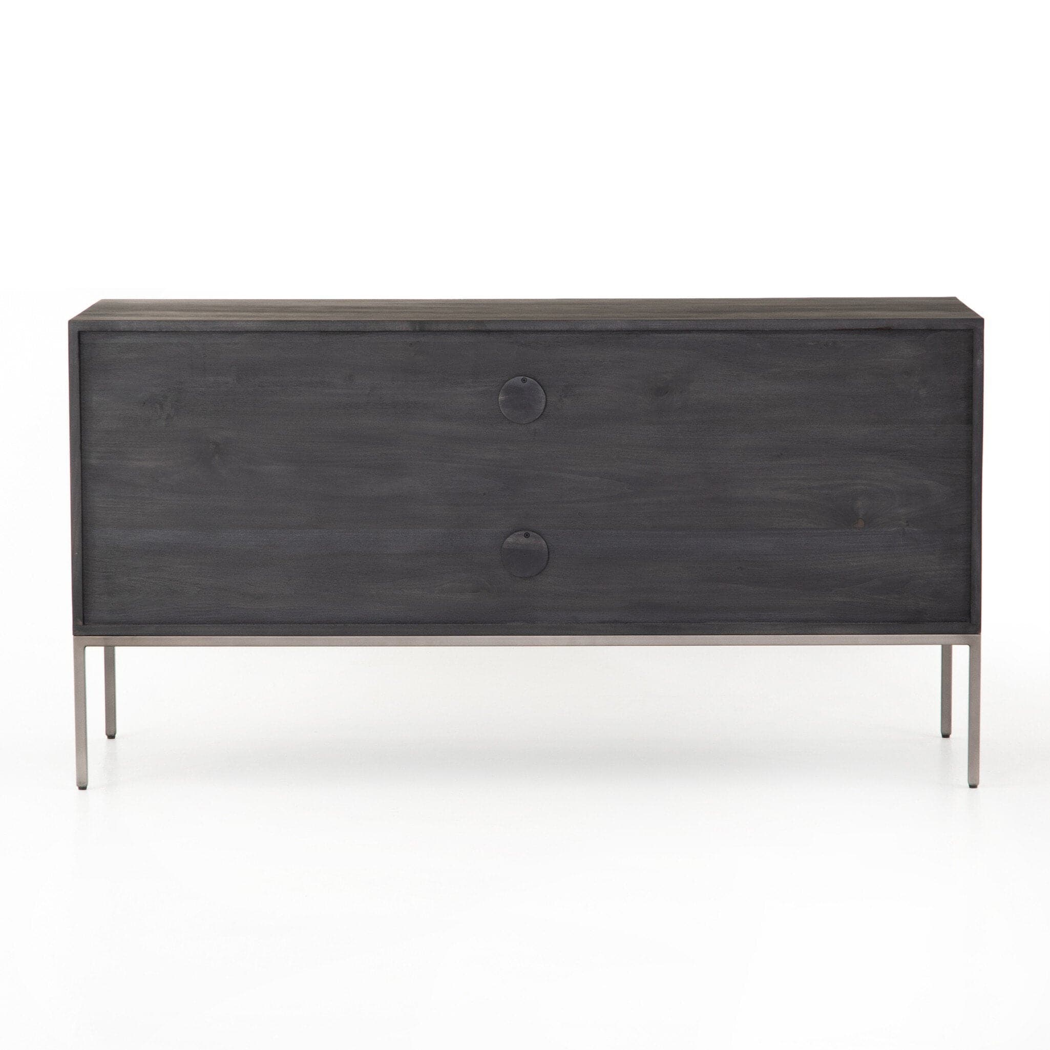 Trey Modular Filing Credenza - Black Wash Poplar