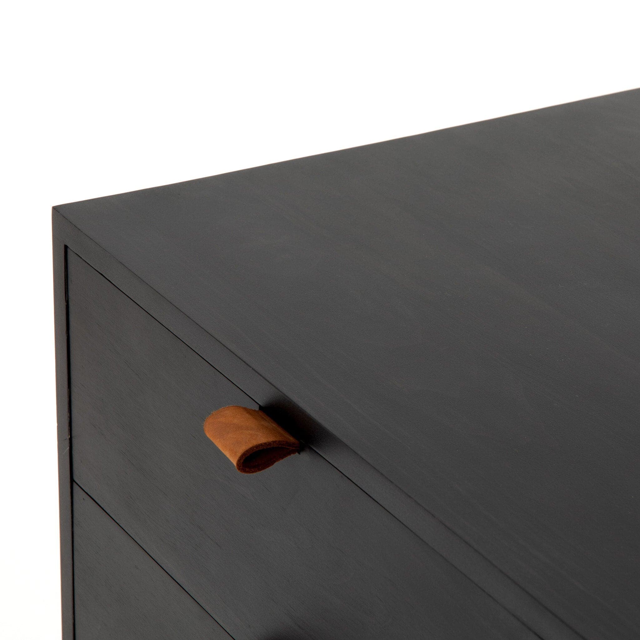 Trey Modular Filing Credenza - Black Wash Poplar