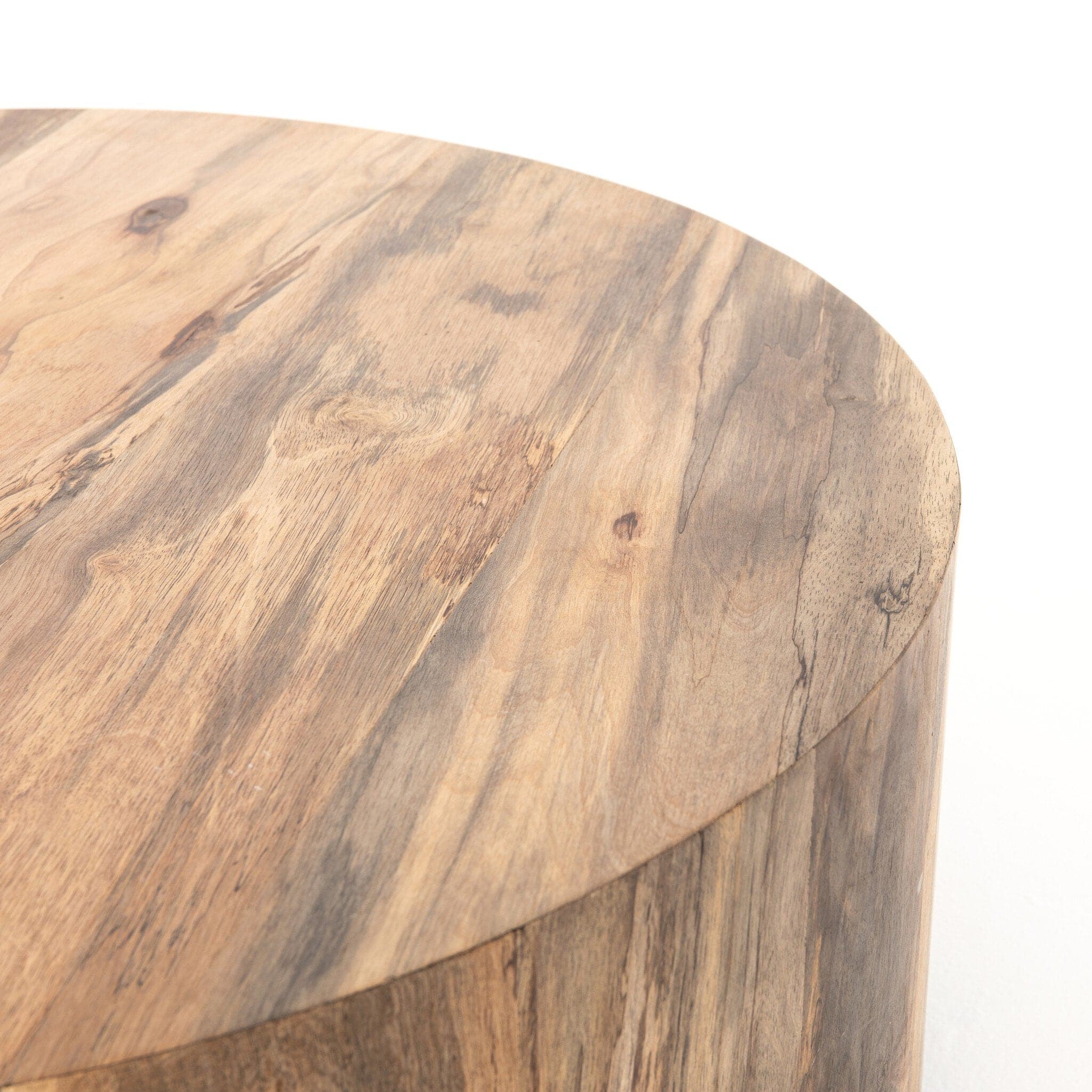 Hudson Round Coffee Table - Spalted Primavera