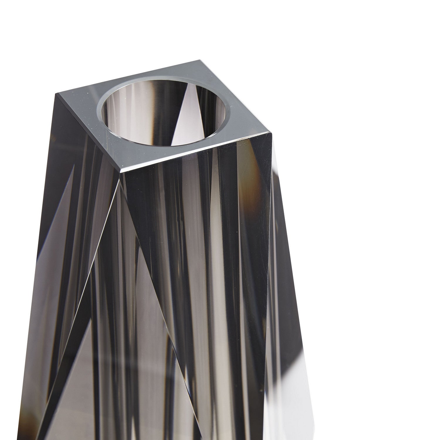 Vase from the Gemma collection in Smoke finish